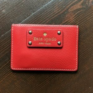 Kate Spade Red card holder
